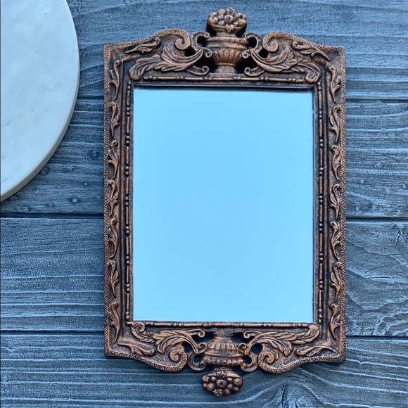 Bohemian Dreams Other - Gold Cottage Country Distressed Accent Wall Mirror